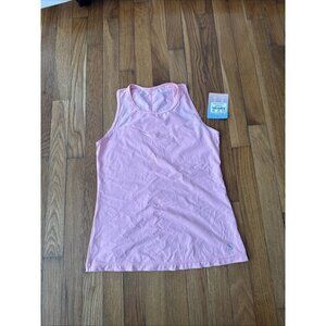 Sofibella Women's Bella Lite 50 UPF Keyhole Back Active Tank Top Pink Size M